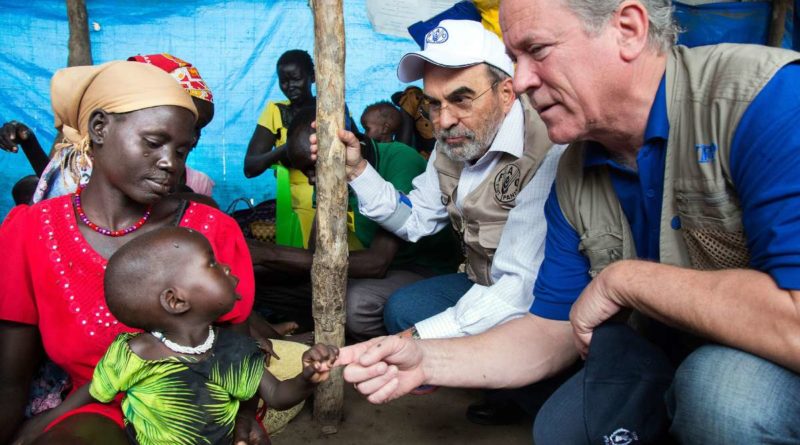 "Por sus esfuerzos para combatir el hambre y mejorar las condiciones para la paz en las áreas de conflicto" al Programa Mundial de Alimentos ONU-PMA- le fue otorgado el premio nobel de la paz 2020.