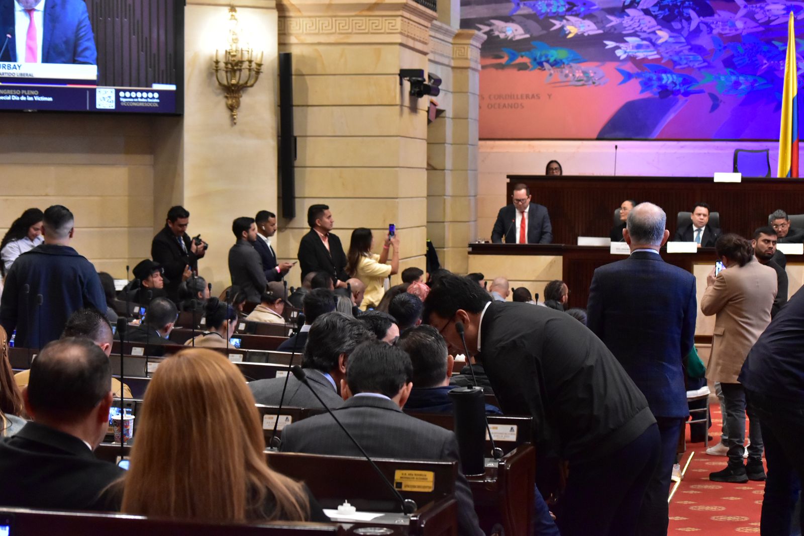 Presidente del Senado hace llamado para garantizar la verdad, justicia y reparación, en el Día de las Víctimas