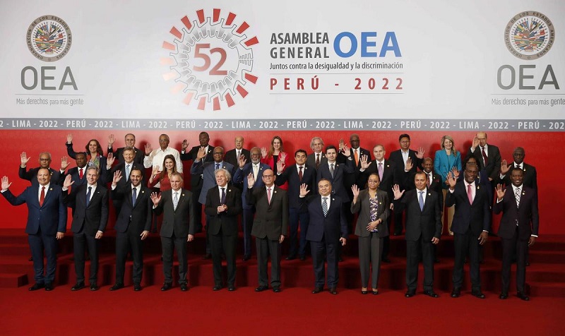 El Consejo Permanente de la Organización de Estados Americanos aprobó, en la 52ª Asamblea General, el proyecto de declaración “Respaldo a la paz total en Colombia”. 