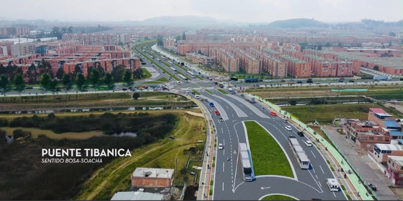 Construcción Puente Tibanica una realidad para conectar Bogotá y Cundinamarca