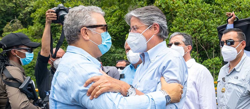 El Jefe de Estado ecuatoriano destacó la dedicación de las fuerzas armadas de ambas naciones para combatir los delitos en la frontera, y dijo que se encuentran respaldadas por ambos gobiernos.