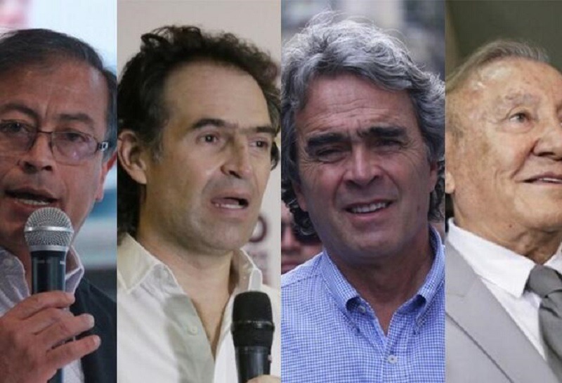 Candidatos presidenciales Colombia