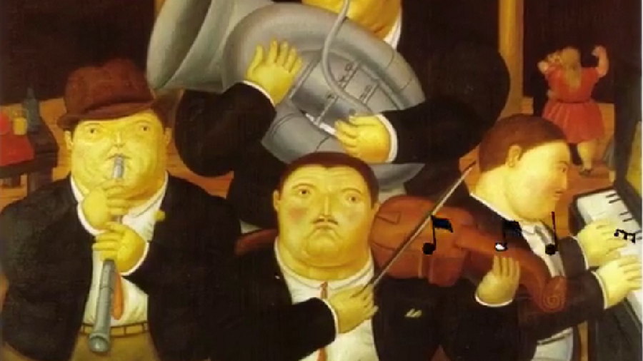Arte de Botero en su m\u00e1xima expresi\u00f3n musical