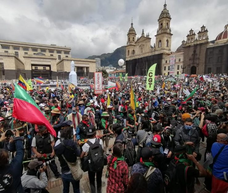 Un pliego de emergencias condensado en seis puntos, surgió del Paro de Protesta Pacífica Nacional con marchas de diferentes sectores de la sociedad colombiana
