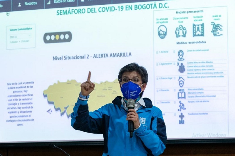 La alcaldesa de la capital de la república, Claudia López, anunció una serie de propuestas para mitigar el tercer pico de contagios de COVID-19 en Bogotá, iniciativas que se las dio a conocer al Gobierno Nacional, a través del ministro de salud Fernando Ruiz.