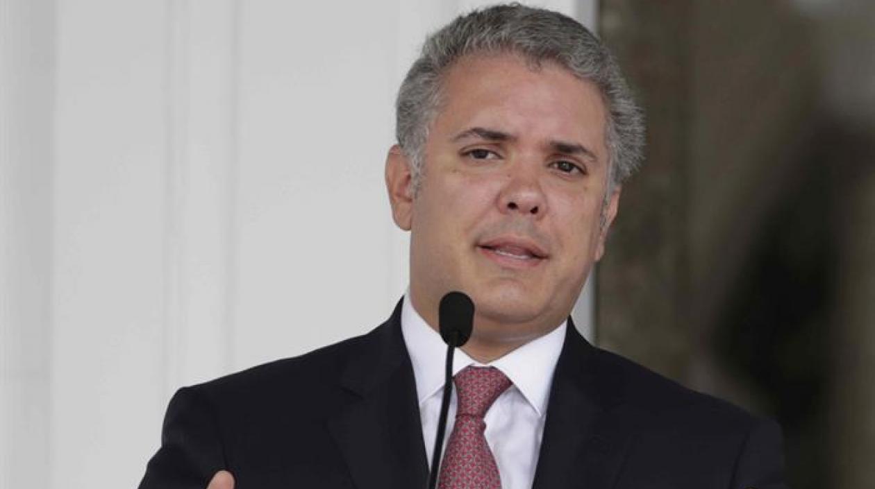 El Presidente de Colombia Iván Duque Márquez habló sobre los comentarios de una posible intervención militar en Venezuela. También se refirió sobre la situación de los migrantes venezolanos que llegan a su país.