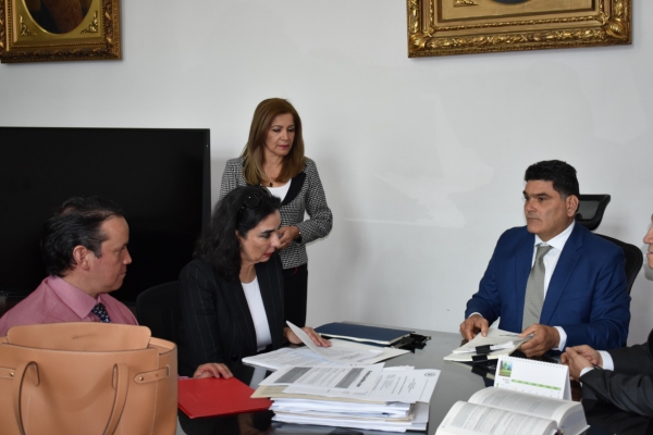 La secretaria Jurídica de la Presidencia de la República, Clara María González, radica las objeciones por inconveniencia de la Ley Estatutaria de la Jurisdicción Especial para la Paz, para que la corporación, después de un exhaustivo análisis, discusión y votación, defina la suerte de dicha iniciativa.